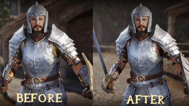 Less Ugly Iron Armor for Oblivion Remastered