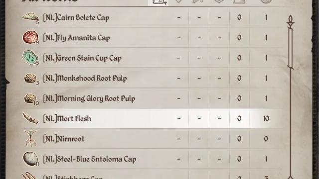 No Weight Ingredients for Oblivion Remastered