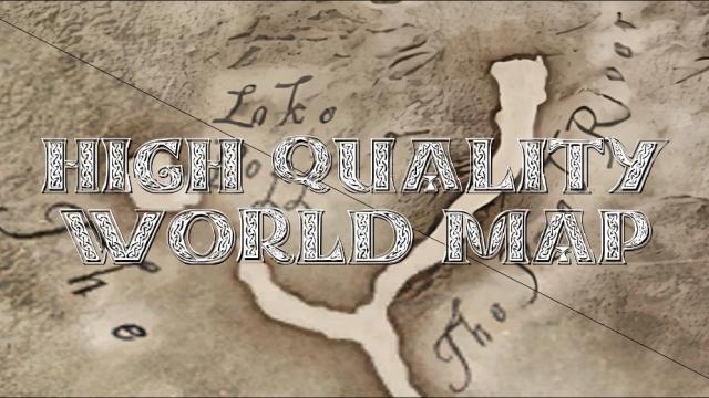 High Quality 4K World Map