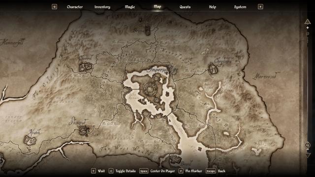Empty Starting Map for Oblivion Remastered
