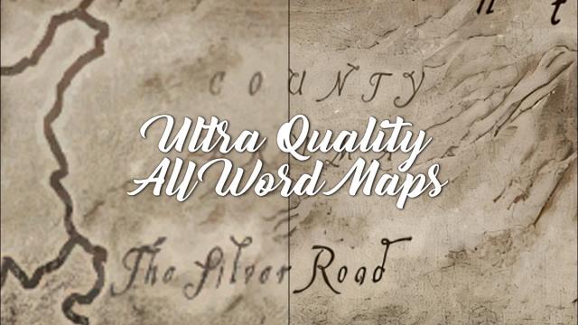 Ultra Quality 4K All World Maps