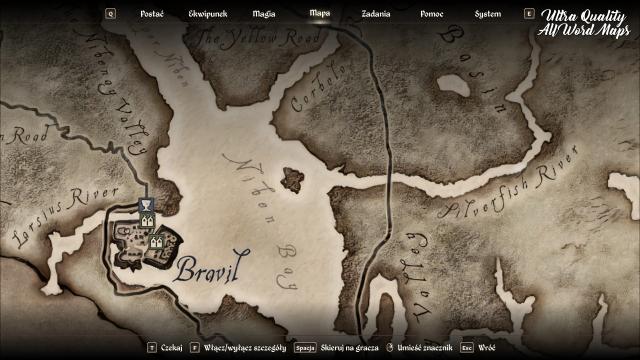 Ultra Quality 4K All World Maps for Oblivion Remastered