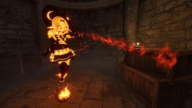 Klee Flame Atronach (Genshin) для Oblivion Remastered