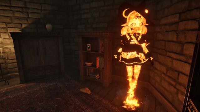 Klee Flame Atronach (Genshin) для Oblivion Remastered