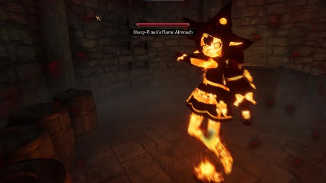 Klee Flame Atronach (Genshin) для Oblivion Remastered