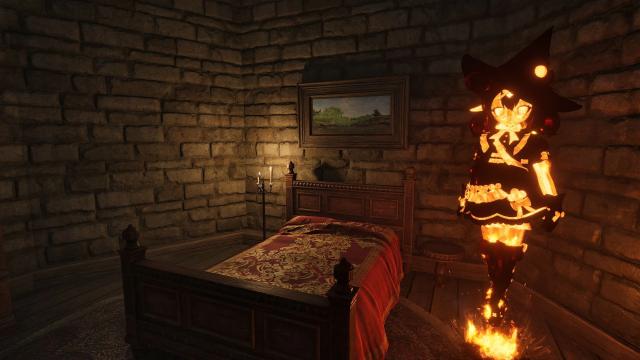 Klee Flame Atronach (Genshin) для Oblivion Remastered