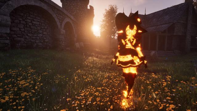Klee Flame Atronach (Genshin) для Oblivion Remastered