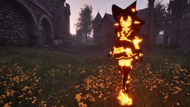 Klee Flame Atronach (Genshin) для Oblivion Remastered