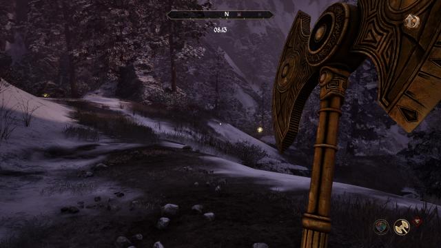HUD Clock для Oblivion Remastered