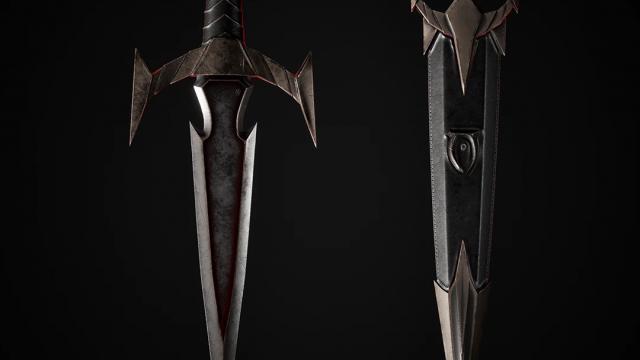 Mehrunes Razor 4K for Oblivion Remastered