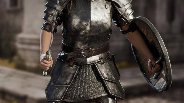 Dark Iron Armour Retexture for Oblivion Remastered