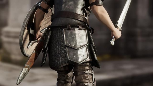 Dark Iron Armour Retexture for Oblivion Remastered