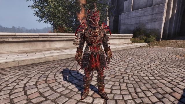 Kanjs - Daedric Armor and weapon Oldblivion Style for Oblivion Remastered