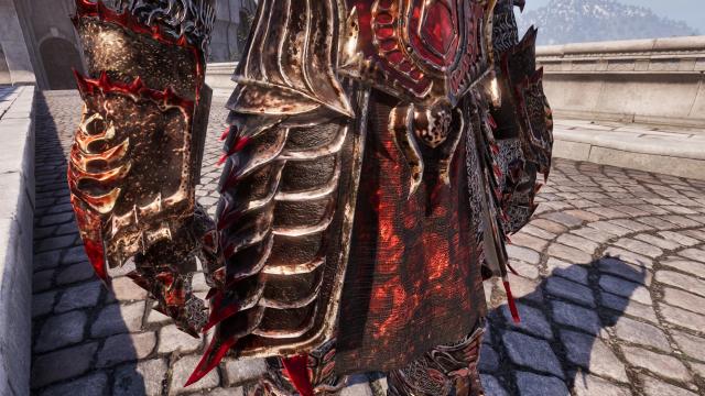 Kanjs - Daedric Armor and weapon Oldblivion Style for Oblivion Remastered