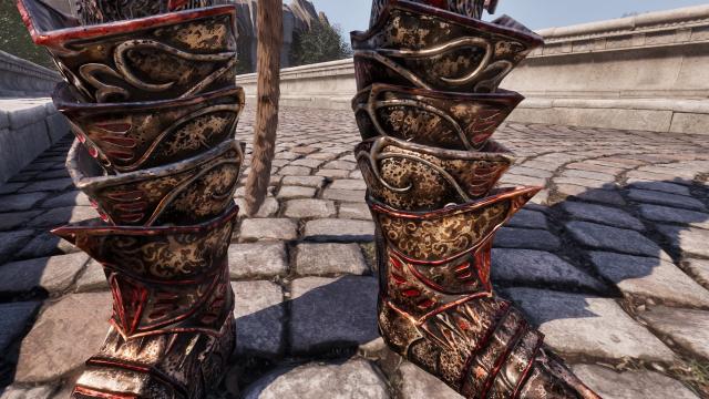 Kanjs - Daedric Armor and weapon Oldblivion Style for Oblivion Remastered