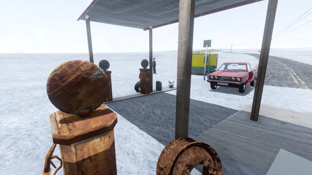 Save with a Gas station next to the house для The Long Drive