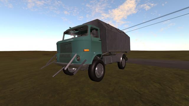Mr. Giraffe Barkas with some supplies