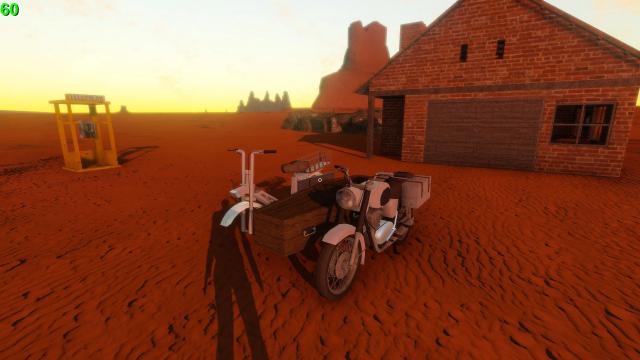 Bike With A Coffin Sidecar