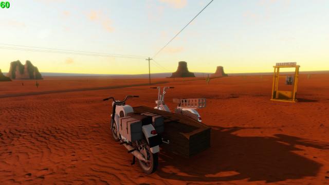 Bike With A Coffin Sidecar для The Long Drive