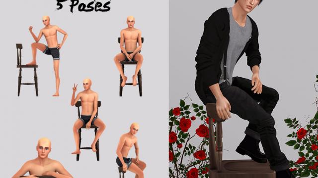 Simple Boy Pose Pack