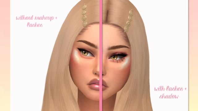 Linetta Smoked Liner для The Sims 4