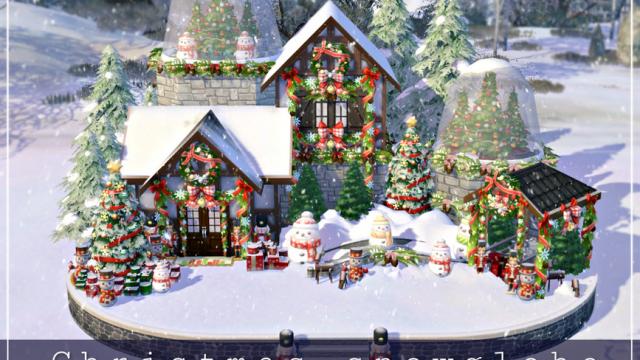 Christmas Snowglobe Home