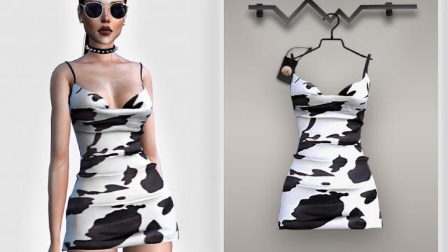 Cow Dress BD399