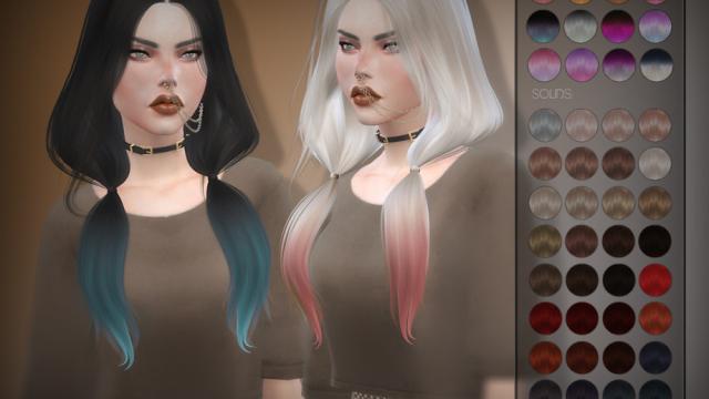 LeahLillith Ignition Hair for The Sims 4