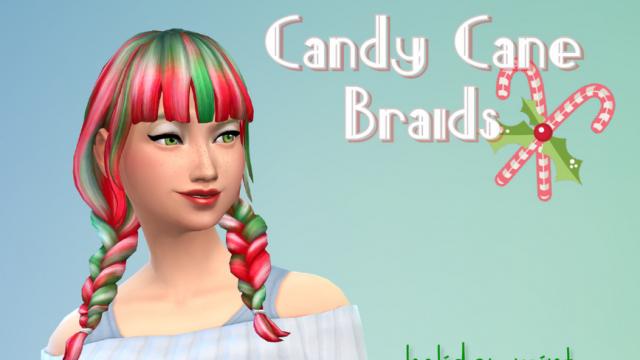 Candy Cane Braids