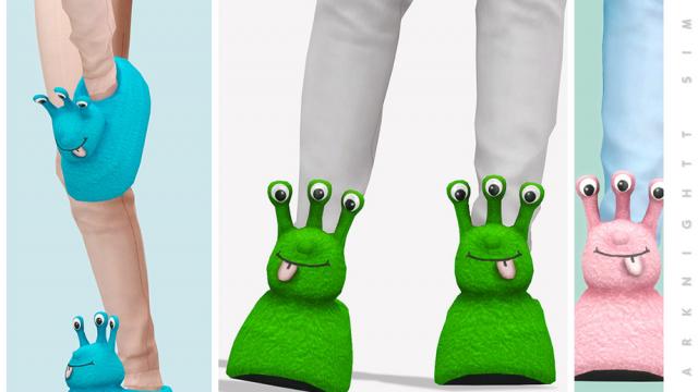 Alien Slippers for The Sims 4