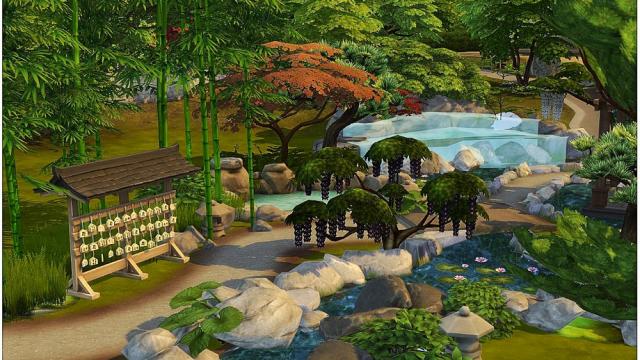 Spring Park для The Sims 4