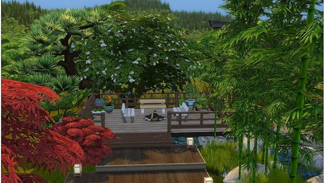 Spring Park для The Sims 4