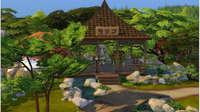 Spring Park для The Sims 4