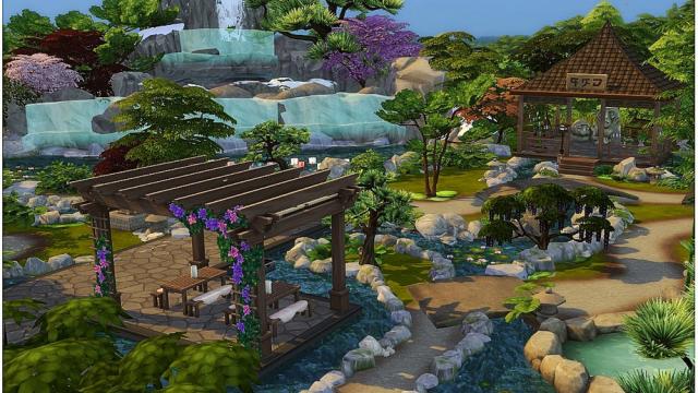 Spring Park для The Sims 4