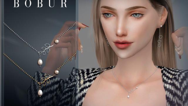 Bobur Necklace 25 for The Sims 4