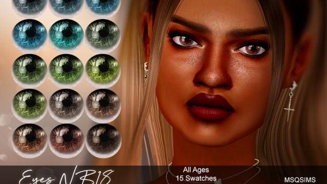 Eyes NB18 для The Sims 4