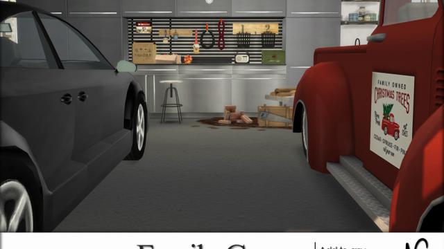 Family Garage для The Sims 4