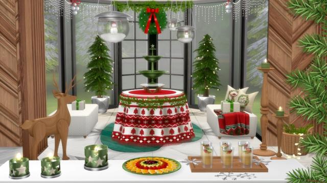 Holiday Wonderland - Christmas Buffet for The Sims 4