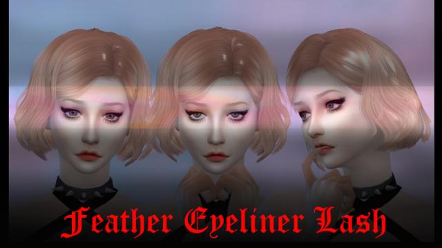 Feather Eyeliner Lash - Sagi6