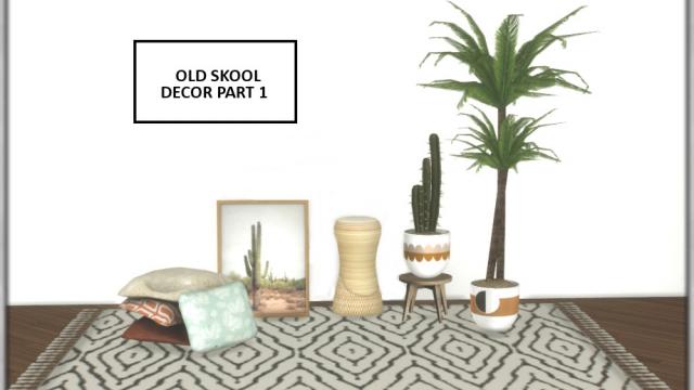 Old Skool SItting Room - Decor Part 1