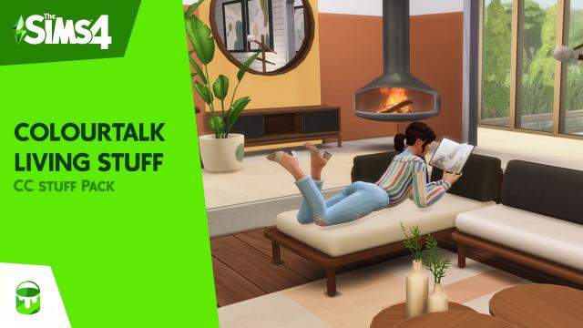 Пользовательский каталог для гостиной / ColourTalk - Living Stuff для The Sims 4