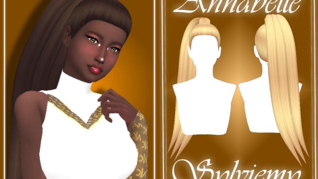 Annabelle Hairstyle для The Sims 4