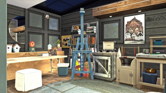 Rooms - Denim Dreams for The Sims 4