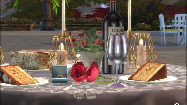 Romantic Dinner for The Sims 4