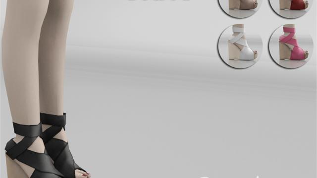 Madlen Kirza Shoes для The Sims 4