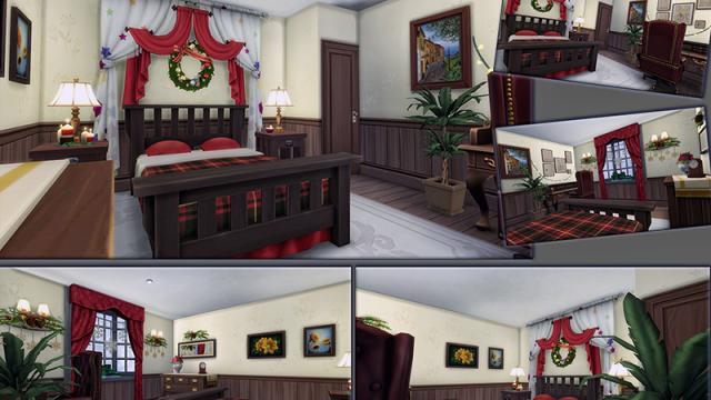 MB-Santa`s_Cabin для The Sims 4