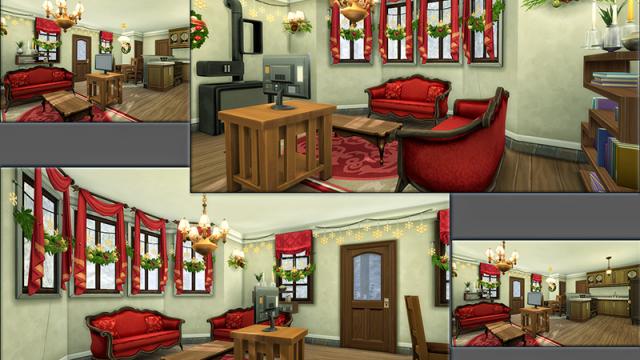 MB-Santa`s_Cabin для The Sims 4