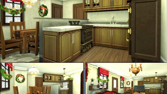 MB-Santa`s_Cabin для The Sims 4