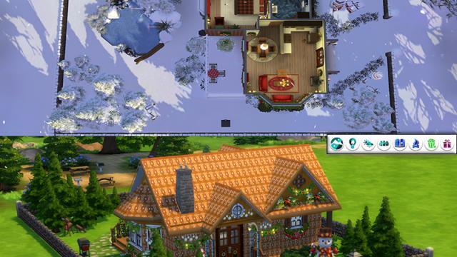 MB-Santa`s_Cabin для The Sims 4