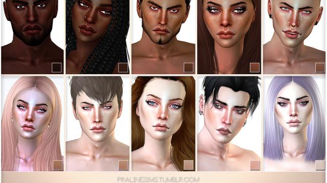 PS Healthy Skin MASK for The Sims 4